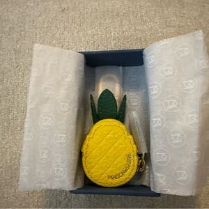 Maison de Sabre Yellow Pineapple Bag Charm New Rare Perfect Gift Mother Sister